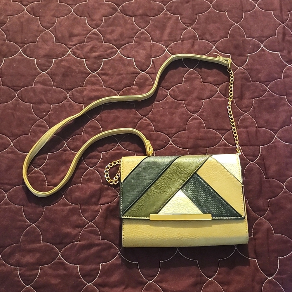 Small colourblock purse